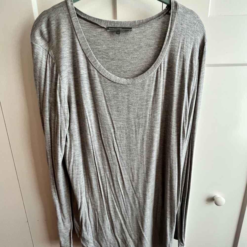 Emma’s Closet Grey long sleeve t-shirt L